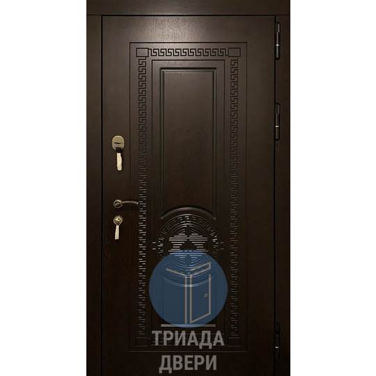 металлическая дверь для кирпичного дома с мдф отделкой