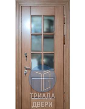 наружная дверь для дачи с тройным стеклопакетом