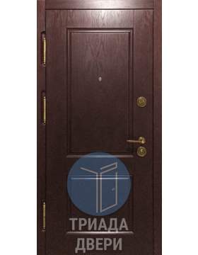 одностворчатая дверь с темным мдф